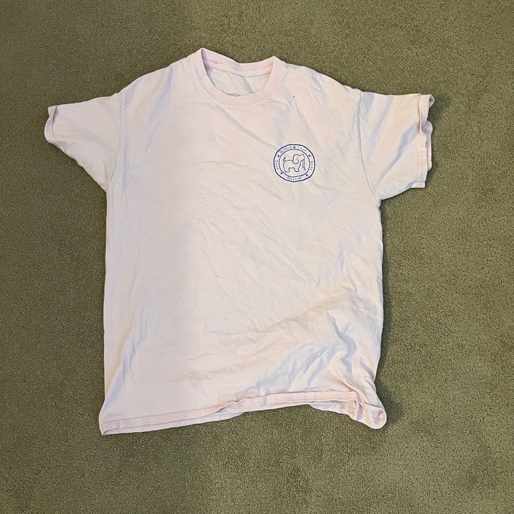 baby pink puppie love tee